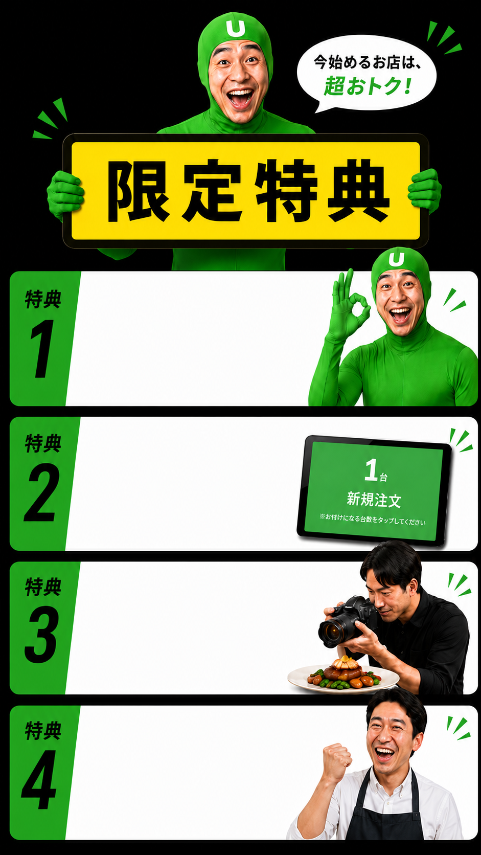 限定特典 特典1〜4